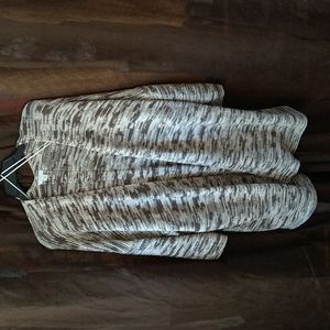Pure Jill relaxed openfront cardigan Petite XL